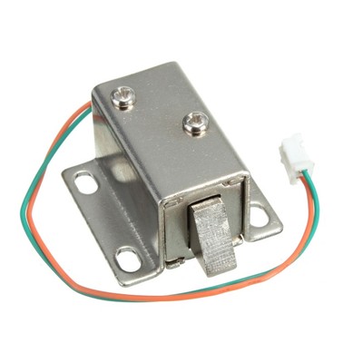 1Pc DC 12V Electric Solenoid Lock Tongue Upward Assembly for Door Cabinet Drawer