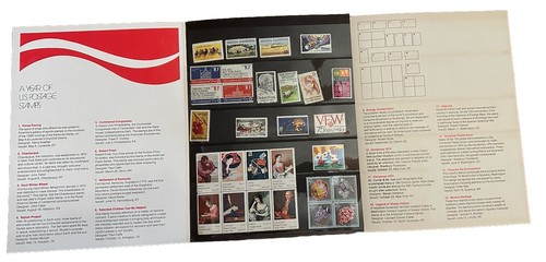 Lote lleno de estampillas conmemorativas anuales de USPS de 1974 a 1991 - Imagen 17 de 24
