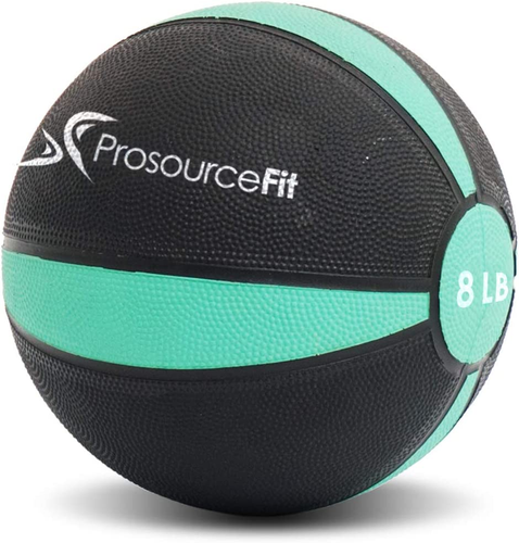 Prosource Fit Weighted Medicine Ball for Full Body Workouts, Non-Slip ...
