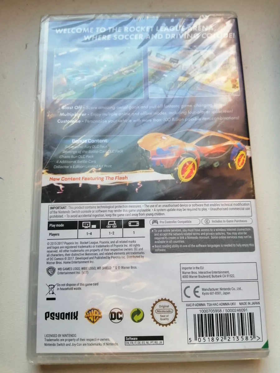Rocket league nintendo switch 2 player sale