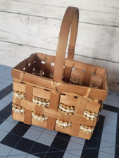 Unique Handmade Woven Basket With Sea Shells ...