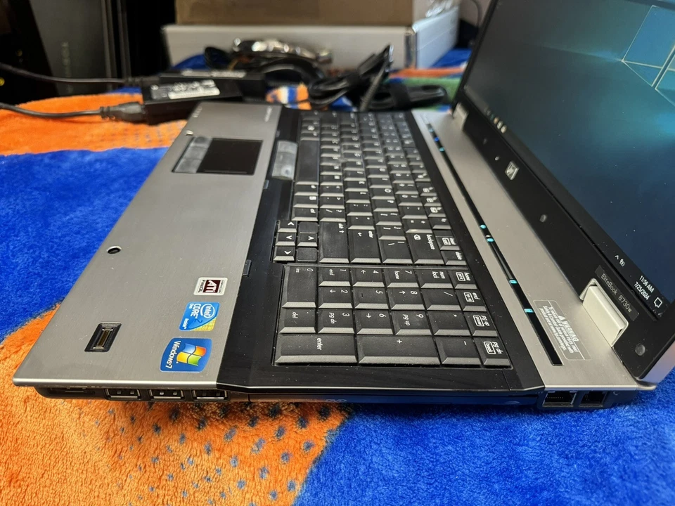 HP Elitebook 8730w Laptop, Win10 Pro 64 bit, 17.1 TFT display, Intel C2D 2.53Ghz - Image 4 of 4