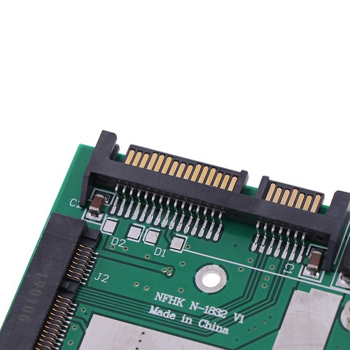 mSATA SSD to 2.5'' SATA 6.0gps adapter converter card module board mini pcie-cd - Photo 4/10