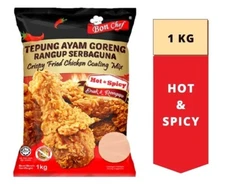 [BON CHEF] 1KG HOT & SPICY Crispy Fried Chicken Coating Mix