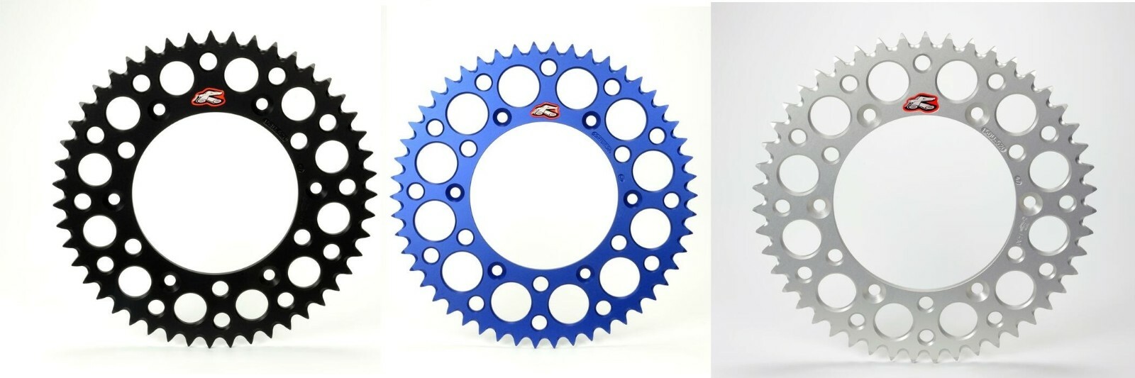 Couronne Renthal aluminium sur une moto Yamaha YZ 125 pour les sorties cross