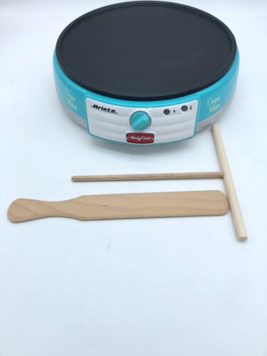 Ariete 202 Crêpes Maker Party Time Ø30cm Blau Antihaftbeschichtung 1000W