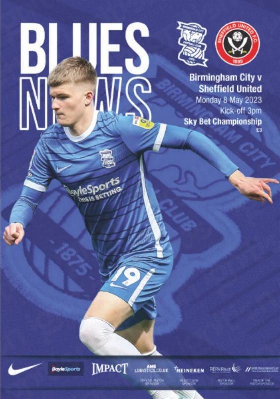 2022/23 BIRMINGHAM CITY HOME PROGRAMMES CHOOSE FROM LIST