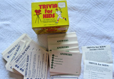 Vintage Trivia for KidsGame 438 1800 Questions large print ages 7 up Adults