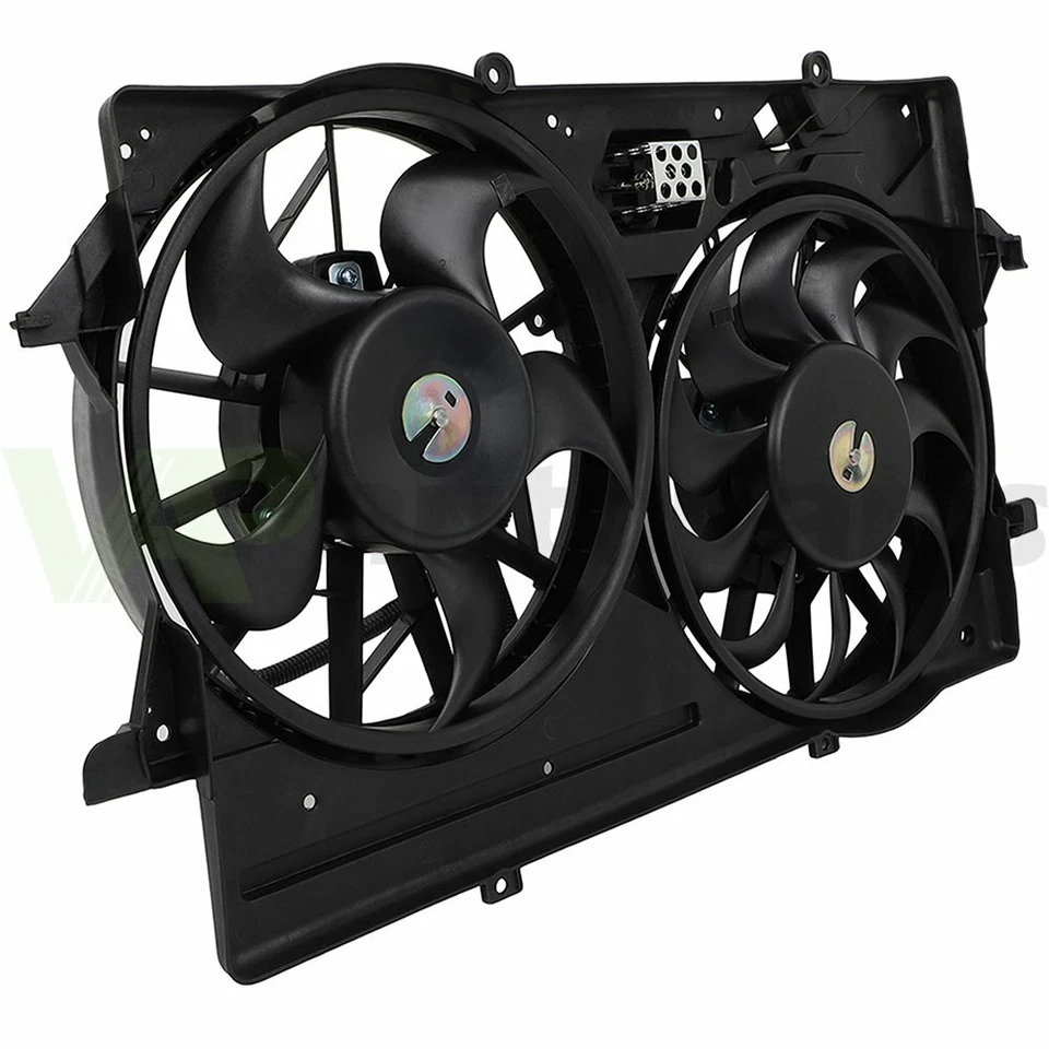 Conjunto de ventilador condensador radiador motor para Ford Focus 2003-2004 Foto 4 de 4