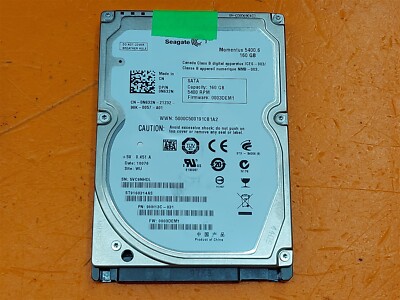       HDD Hard Drive SATA Laptop 2.5'' Seagate ST9160314AS 160GB