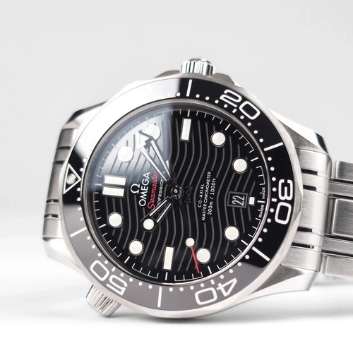 Black Dial Steel Bracelet Omega Seamaster Diver 300 M 210.30.42.20.01.001