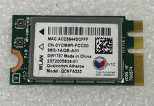 Genuine Dell Wireless DW1707 WiFi 802.11 b/g/n BT4.0 NGFF Card YCM9R 0YCM9R