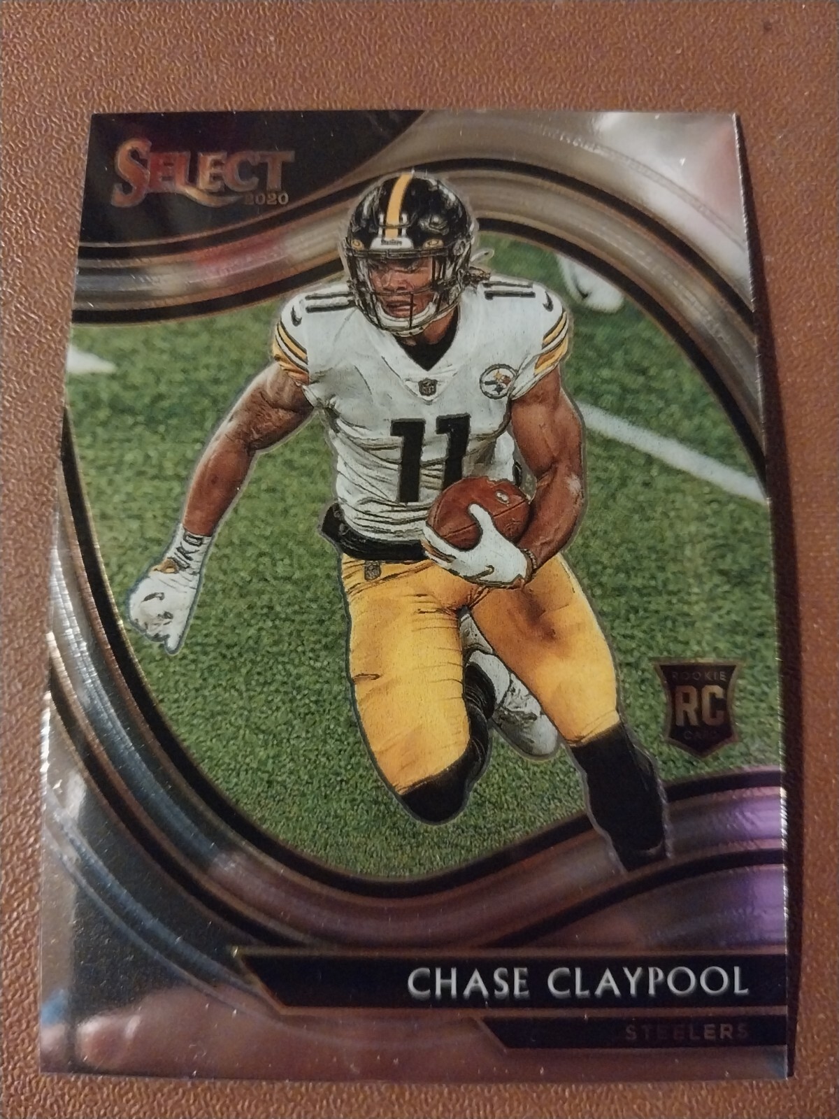 2020 CHASE CLAYPOOL PANINI SELECT FIELD LEVEL ROOKIE CARD RC #370 STEELERS BEARS