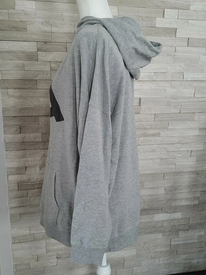 Материал девочка толстовка женщин размер большой серый с капюшоном - Изображение 3 из 4