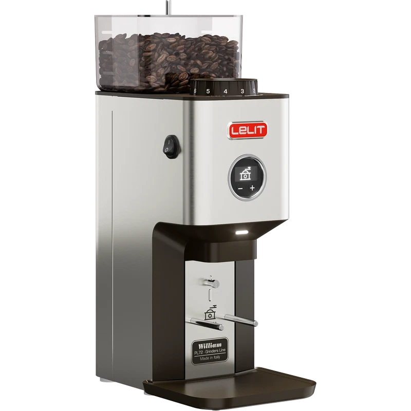 Macinacaffè Automatico Display  in Acciaio Inox Lelit WILLIAM PL72 Grinder Caffè