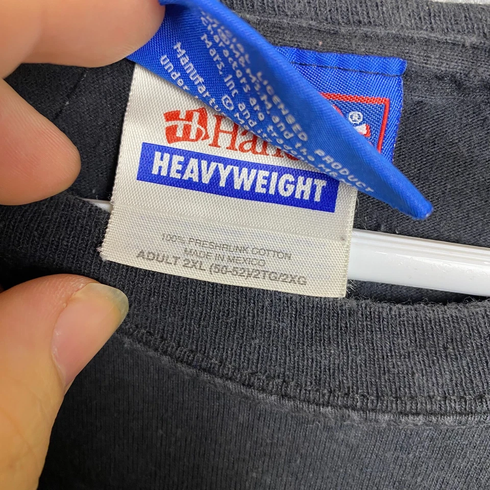 Camiseta De Colección Y2K M&M Candy Hersey Chocolate Vampiro Momia Negra 2XL Foto 4 de 4