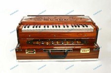 Portable 3.5 Octave 9 Stopper Calcutta Style Harmonium Baja With Coupler