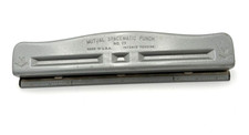 Vintage Mutual Spacematic Hole Paper Punch No 23 Made in USA Heavy Metal