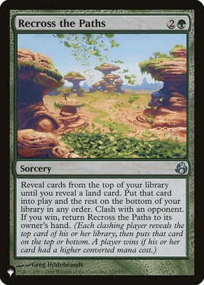 MTG Magic the Gathering Recross the Paths (MOR-133/2869) The List LP