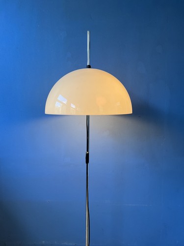 Vintage Dijkstra Pilz Stehlampe mit weißem Acrylglasschirm - Bild 2 von 10