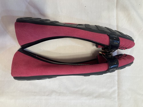 Mujer Isaac Mizrahi Para Target Rosa Pisos Sin Cordones Talla 7 Usado - Imagen 3 de 6