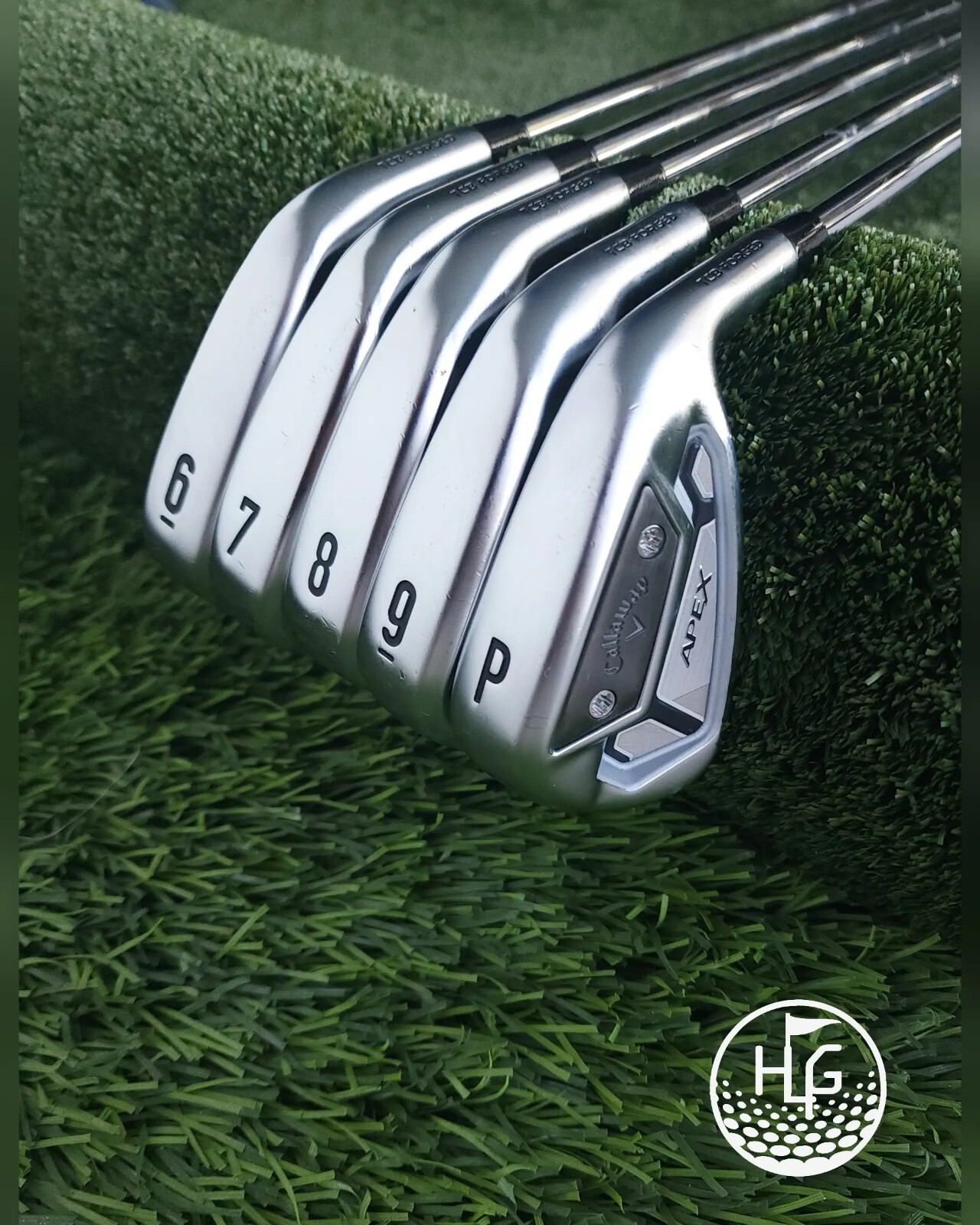 Callaway Apex TCB 6PW Irons Set Steel Shaft Stiff Flex 013404