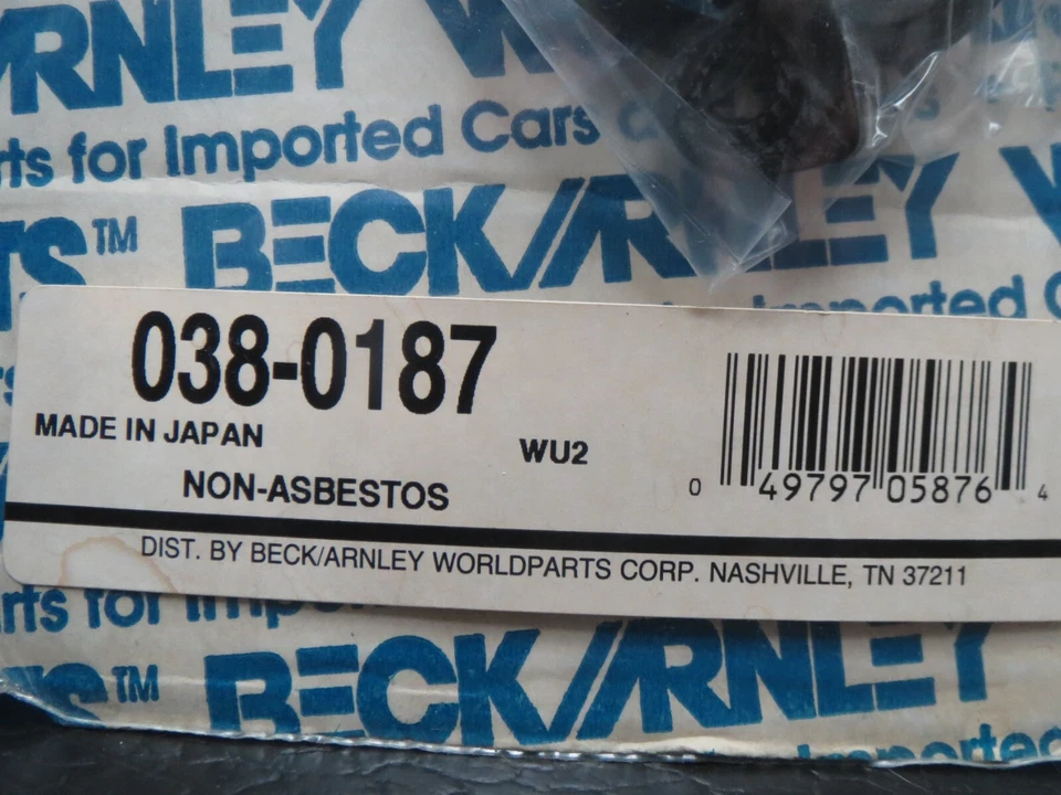 Juego de juntas de cubierta de distribución para Nissan 200SX Stanza CA20 1982-1986 - Hecho en Japón Foto 2 de 3