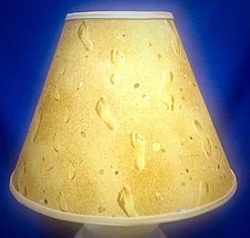 Footprints in Sand Handmade Lampshade Beach Lamp Shade