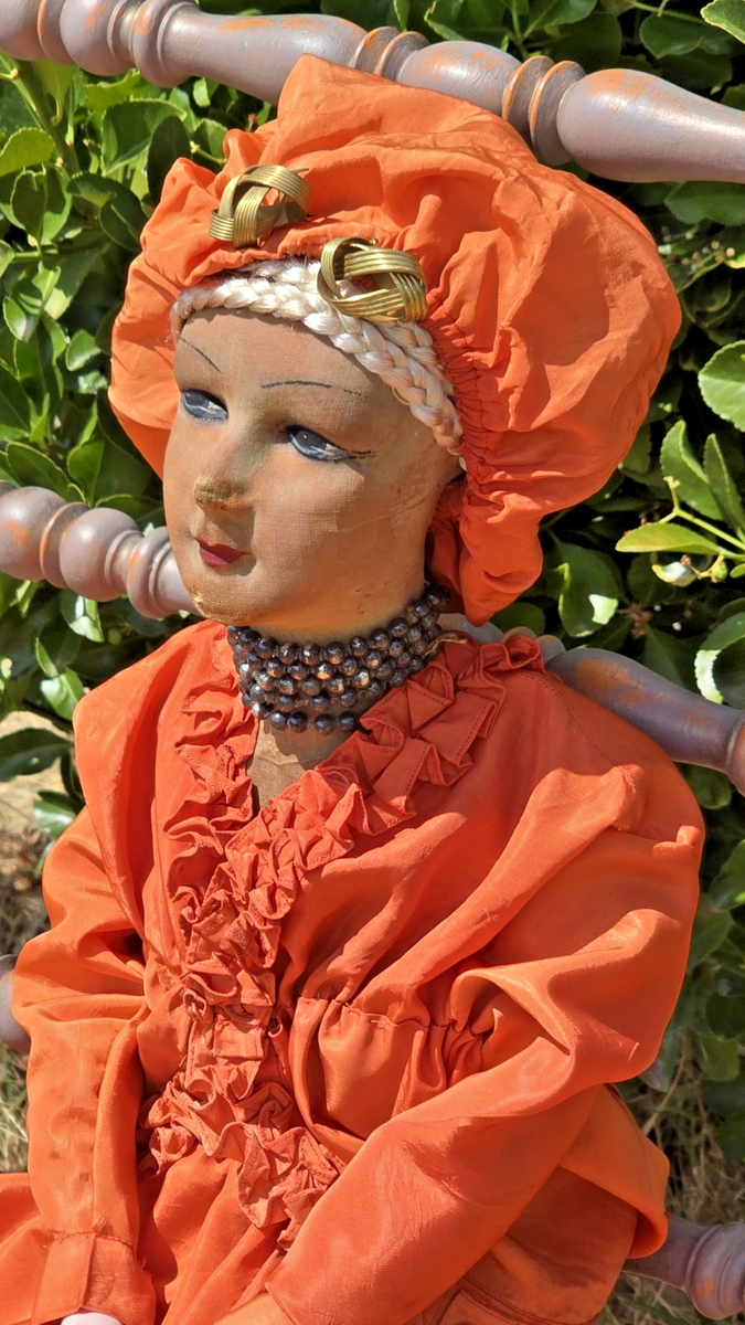 Poupée Ancienne De Salon – Boudoir Doll – Vintage – Décorative