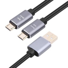 innov8 USB 2.0 A Male to Dual 2 x Micro 5Pins USB Male Y Splitter Cable 1m (1 x