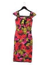 Karen Millen Bodycon Midi Dress UK8 in Multi
