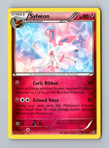 Sylveon Furious Fists 72/111 LP Pokemon 2014