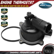 Engine Coolant Thermostat Housing Assembly for Audi A8 Quattro RS5 S5 4.2L 105℃