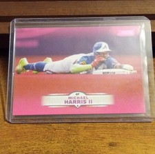 Topps 2025 Stadium Club Michael Harris II #81 Pink Atlanta Braves Baseball