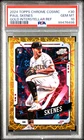 PAUL SKENES 2024 Topps Cosmic Chrome GOLD Interstellar Ref ROOKIE /50 PSA 10