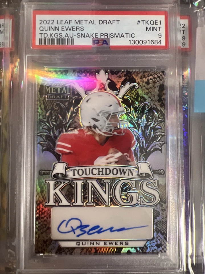 2022 LEAF 金属拖曳触感王 4 / 5 QUINN EWERS TKQE1 PSA 9 投资 — 第 4/4 张图片