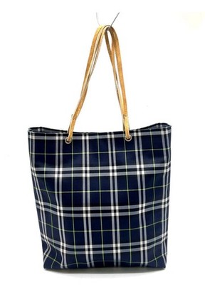 Authentic BURBERRY Nova Check Canvas Navy Shoulder Bag | eBay
