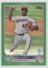 2022 Topps Series 1 1st Edition Green 136/150 Josiah Gray #43 00lz