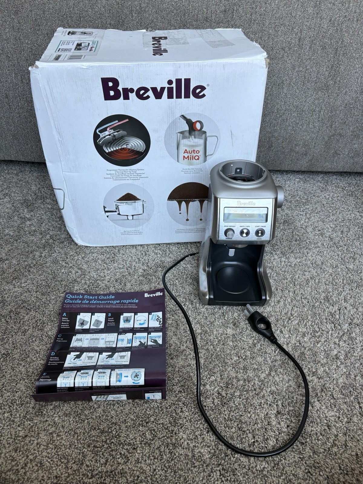 Breville Smart Coffee Grinder Pro , Missing Pieces