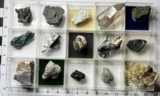 15 Micromounts | Mineralien | Box 16 | Sammlungsauflösung | siehe Bilder