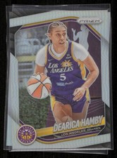 Dearica Hamby 2025 Panini Prizm WNBA #39 Silver Prizms Los Angeles Sparks