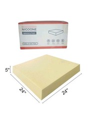 Upholstery Foam Cushion 5"X 24"X 24" Square Foam Replacement Foam Multipurpose