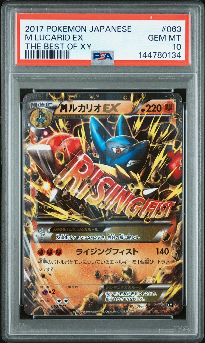 Pokémon TCG Grade 10 Lucario Individual Collectible Card Game
