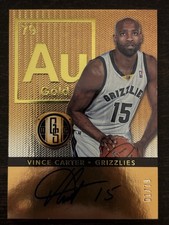 2014-15 PANINI GOLD STANDARD AU VINCE CARTER #38 ON CARD AUTO #01/79 SHARP CARD!