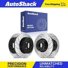 Front Rear Drilled Slotted Brake Rotors for Lexus IS350 GS350 GS450h GS460