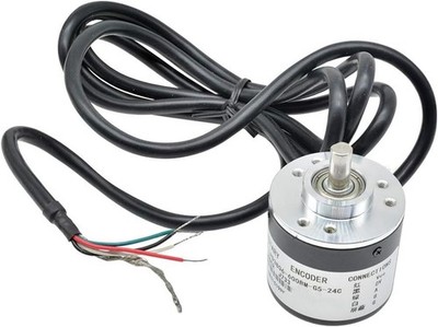 Aideepen 600P/R Rotary Encoder, AB 2 Phase Incremental Rotary Encoder 6mm Shaft