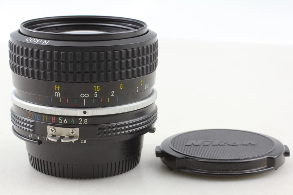 [Exc+5 con tapas] Lente principal gran angular Nikon Ai Nikkor 28 mm f/2,8 MF de JAPÓN Foto 2 de 4