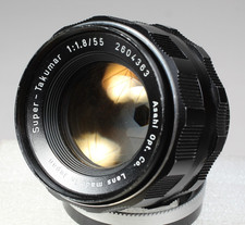 SUPER TAKUMAR 55MM F/1.8 M42 SCREW MOUNT CLEAN GLASS FOR PENTAX 4363
