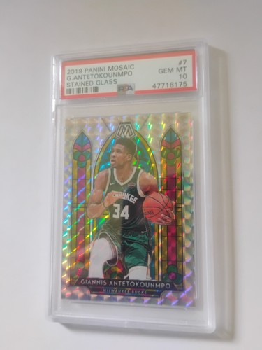 2019-20 Panini Mosaic - Stained Glass Giannis Antetokounmpo #7