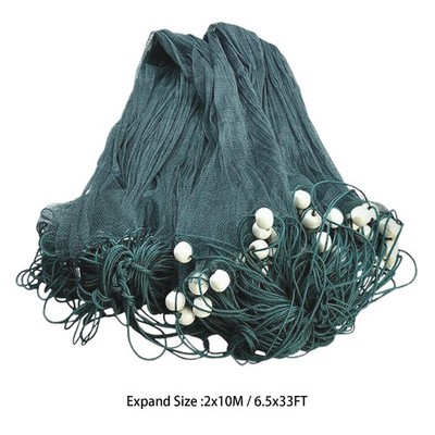 beach gill net fishing 10FT x 65FT Green Nets Seine Drag Nets Hand Made Fishing Equipment Trammel with PVC Foam Float Bobbers and Lead Sinkers : Sports & Outdoors Fishing with Gillnets | Marine